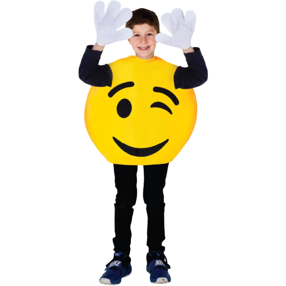 Emoji Wink Smiley Costume – Kids