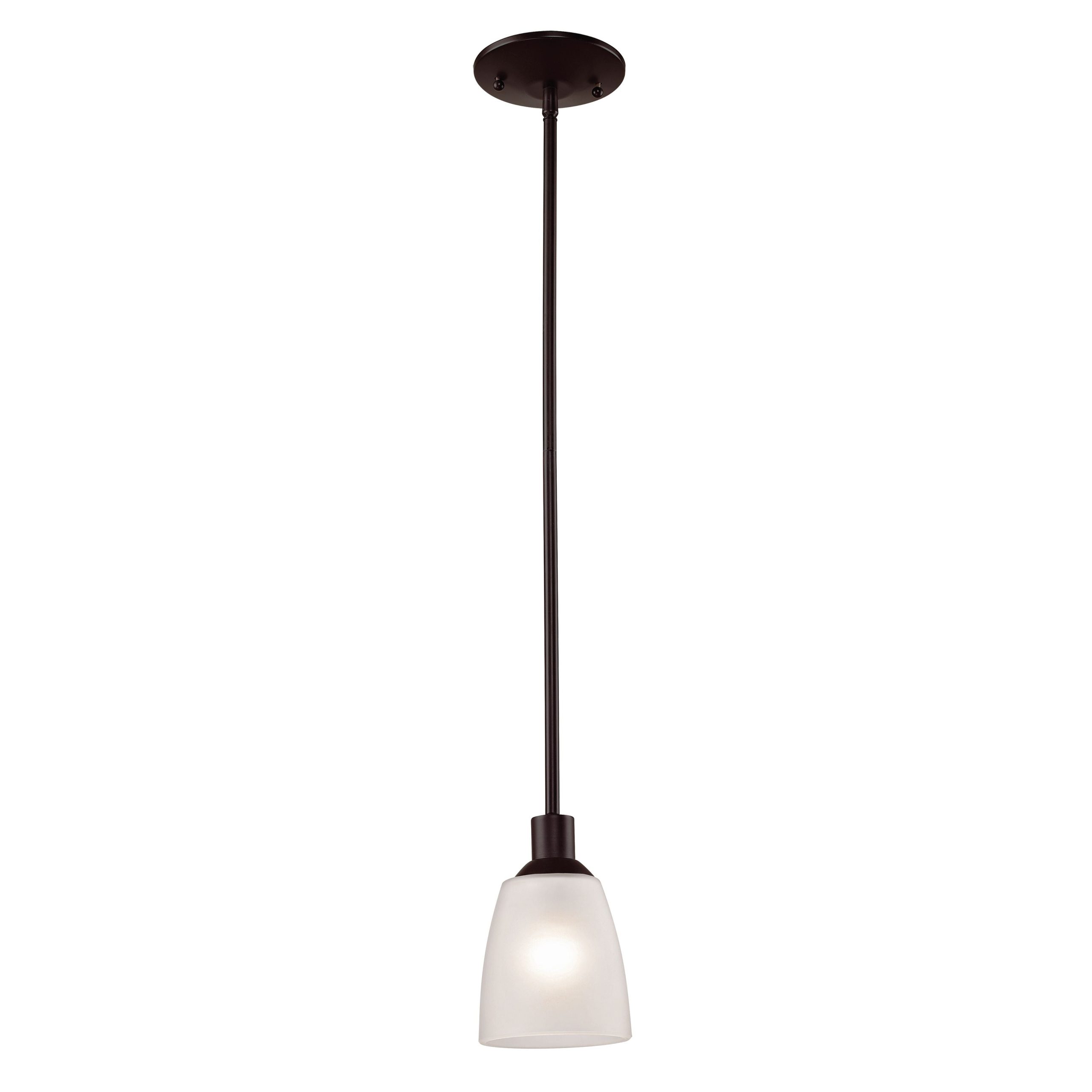 THOMAS 1351PS/10 Jackson 4” Wide 1-Light Mini Pendant – Oil Rubbed Bronze