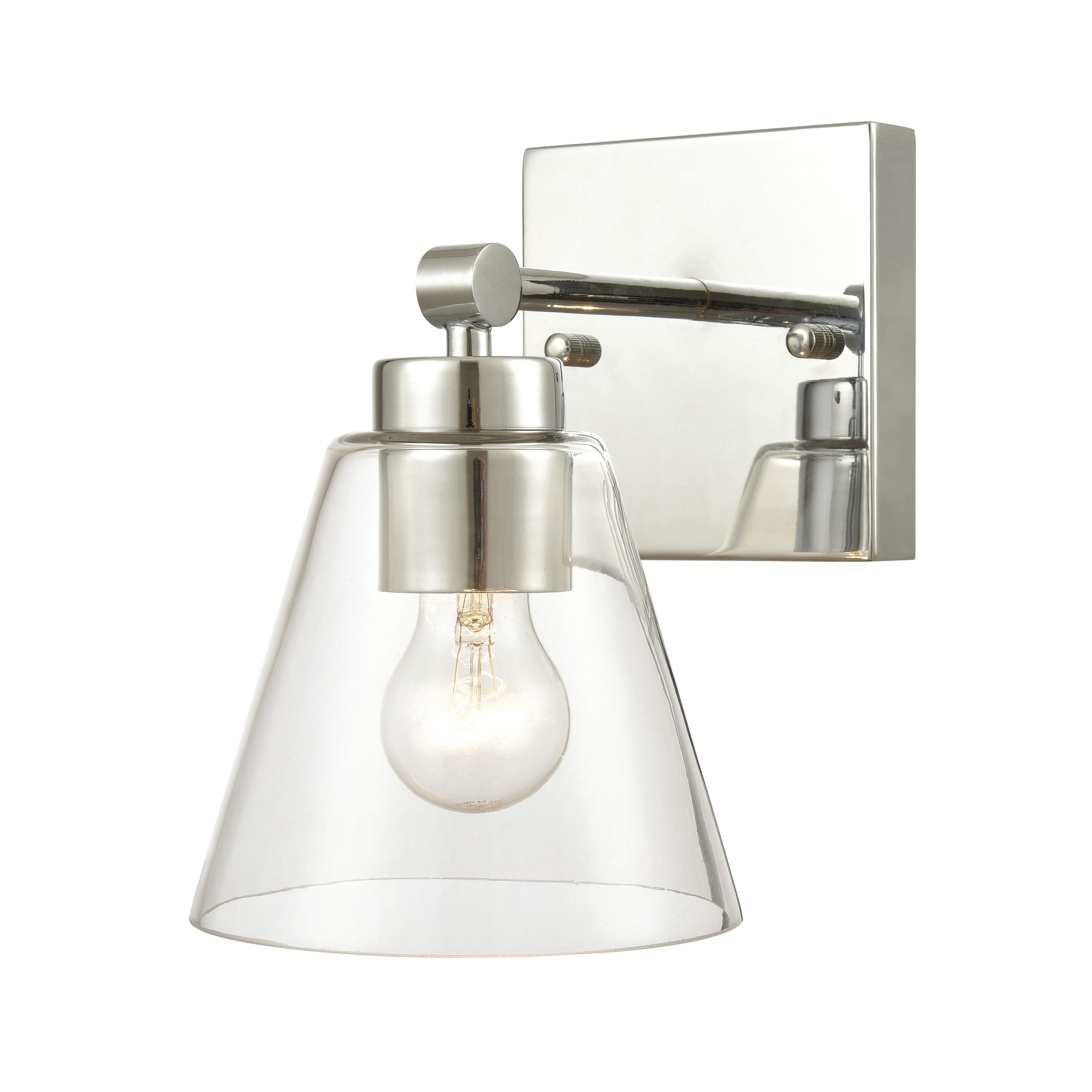 ELK SHOWROOM 18343/1 East Point 10” High 1-Light Sconce – Polished Chrome