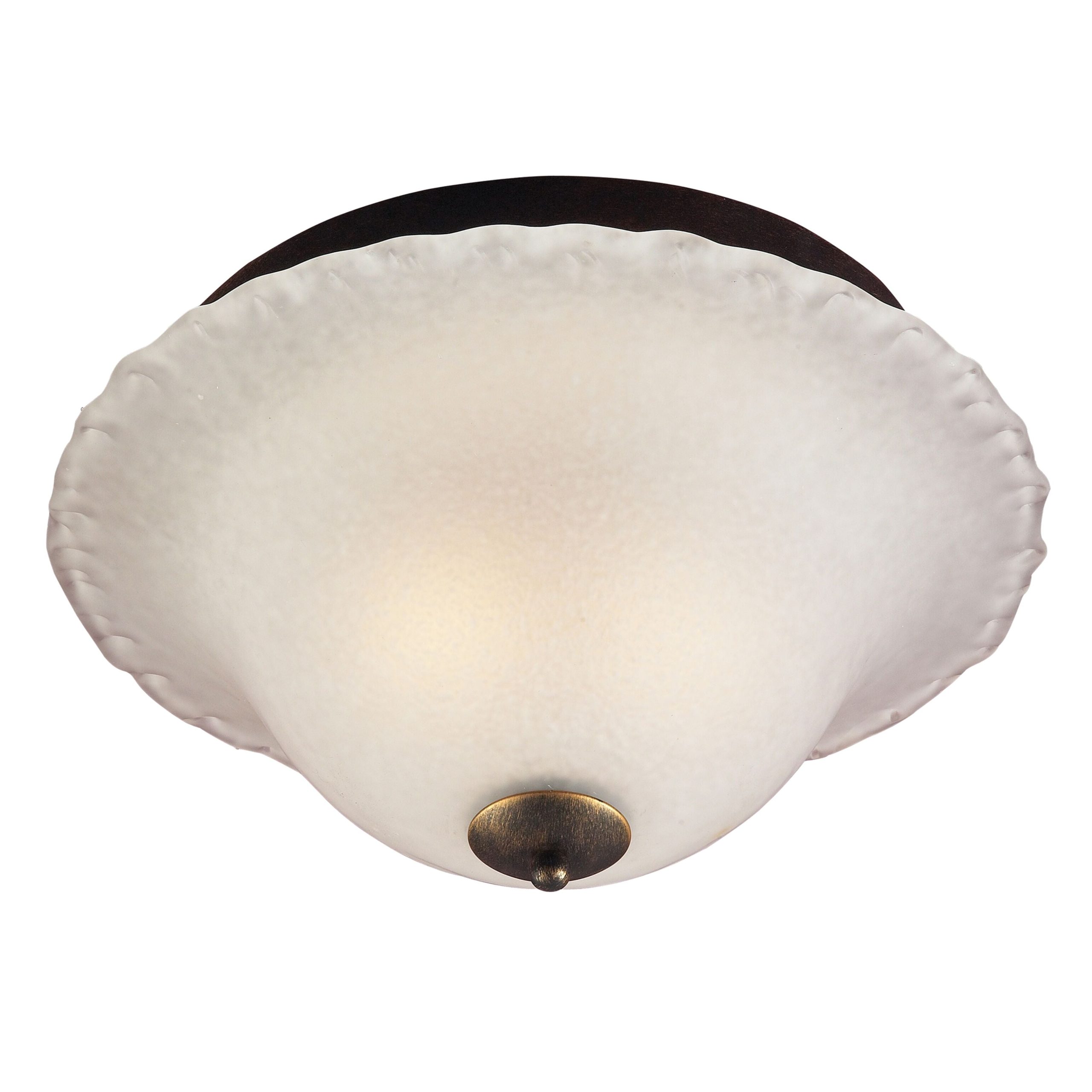 ELK SHOWROOM 29230 Allungare 15” Wide 2-Light Flush Mount – Rust