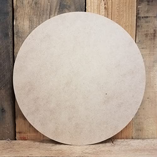 6″ x 1/8″ MDF Wooden Circle Shape, Unfinished Wood Craft, 6″ x 1/8″ MDF Multi-Pack of 10, Build-A-Cross