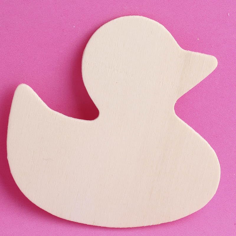 Pack of 24 Unfinished Wood Duck Cutouts by Factory Direct Craft – Wooden Duck Shapes for Craft and DIY Projects (Size: 3-1/2″ W x 3-1/2″ H)