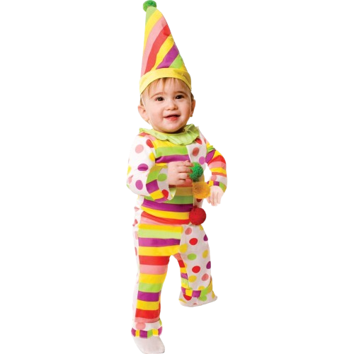 Dots N’ Stripes Clown Costume – Babies