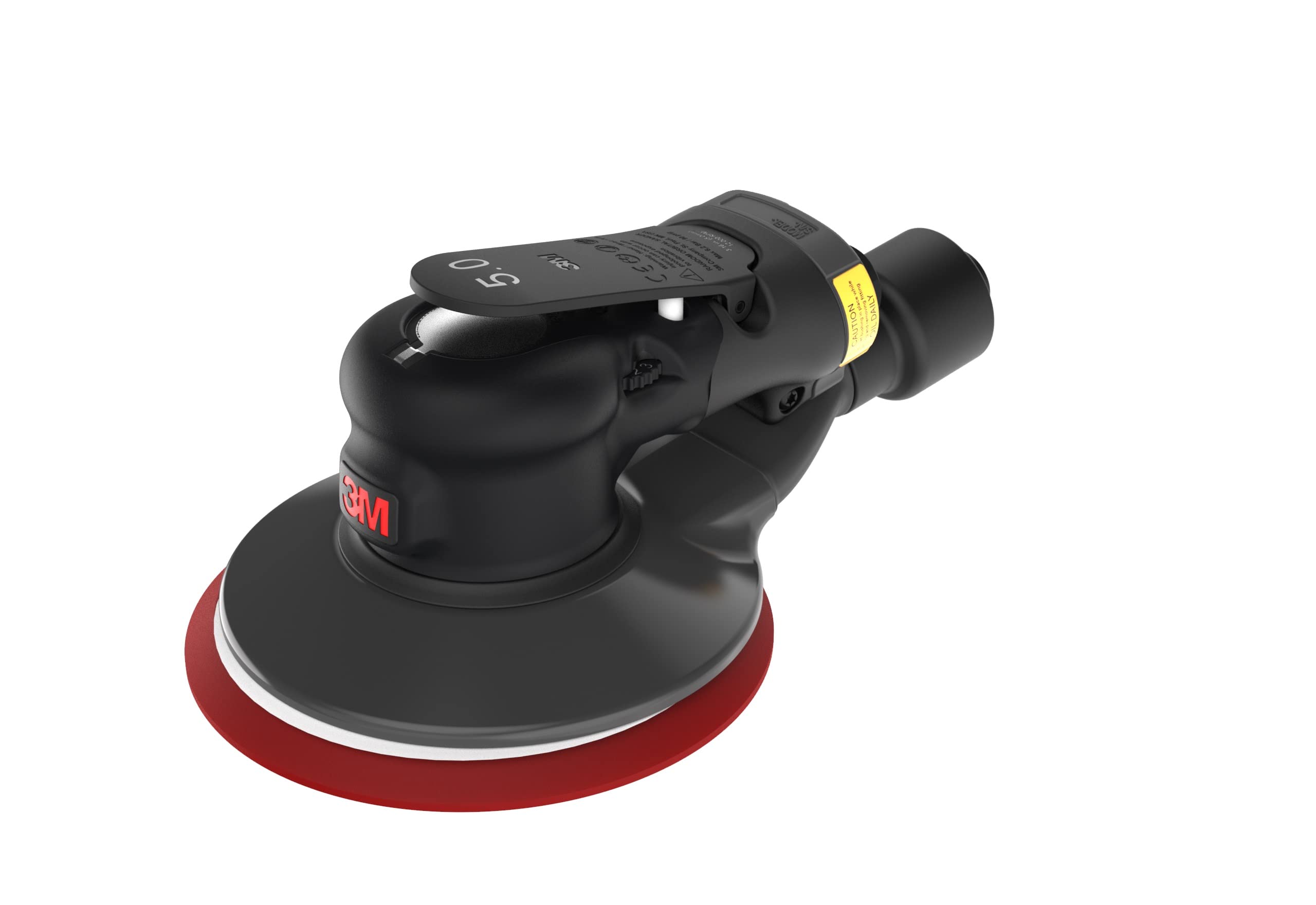 3M Random Orbital Sander, Xtract Pneumatic 88958, 6 in, Self-Generated Vacuum, 3/16 in Orbit, Ergonomic and Lightweight ROS, 209W Motor, Dust