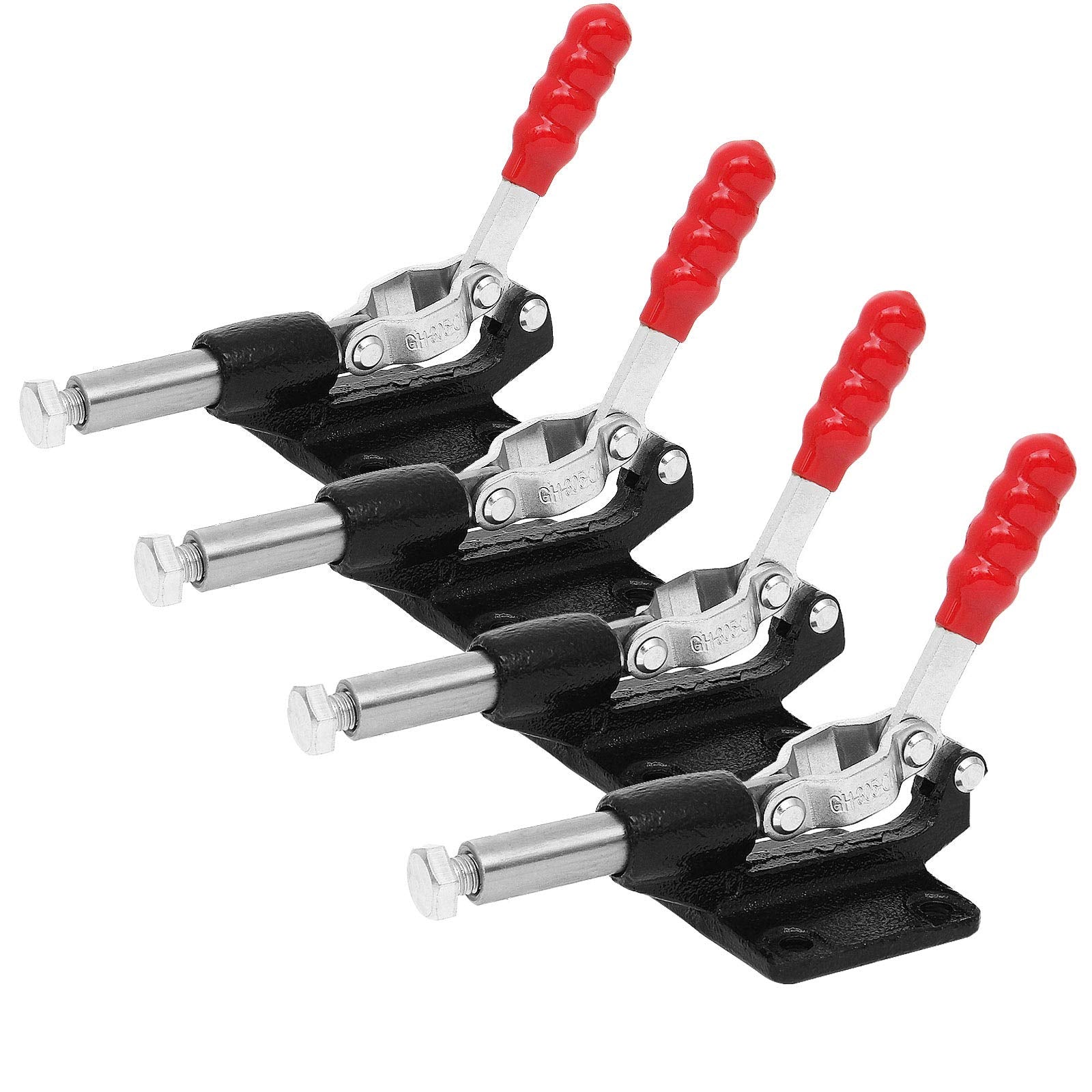 4 PCS Push Pull Adjustable Toggle Clamp, Quick Release Hand Tool for Woodworking, 500Lbs Holding Capacity Toggle Latch, GH-305C Stroke Clamp for