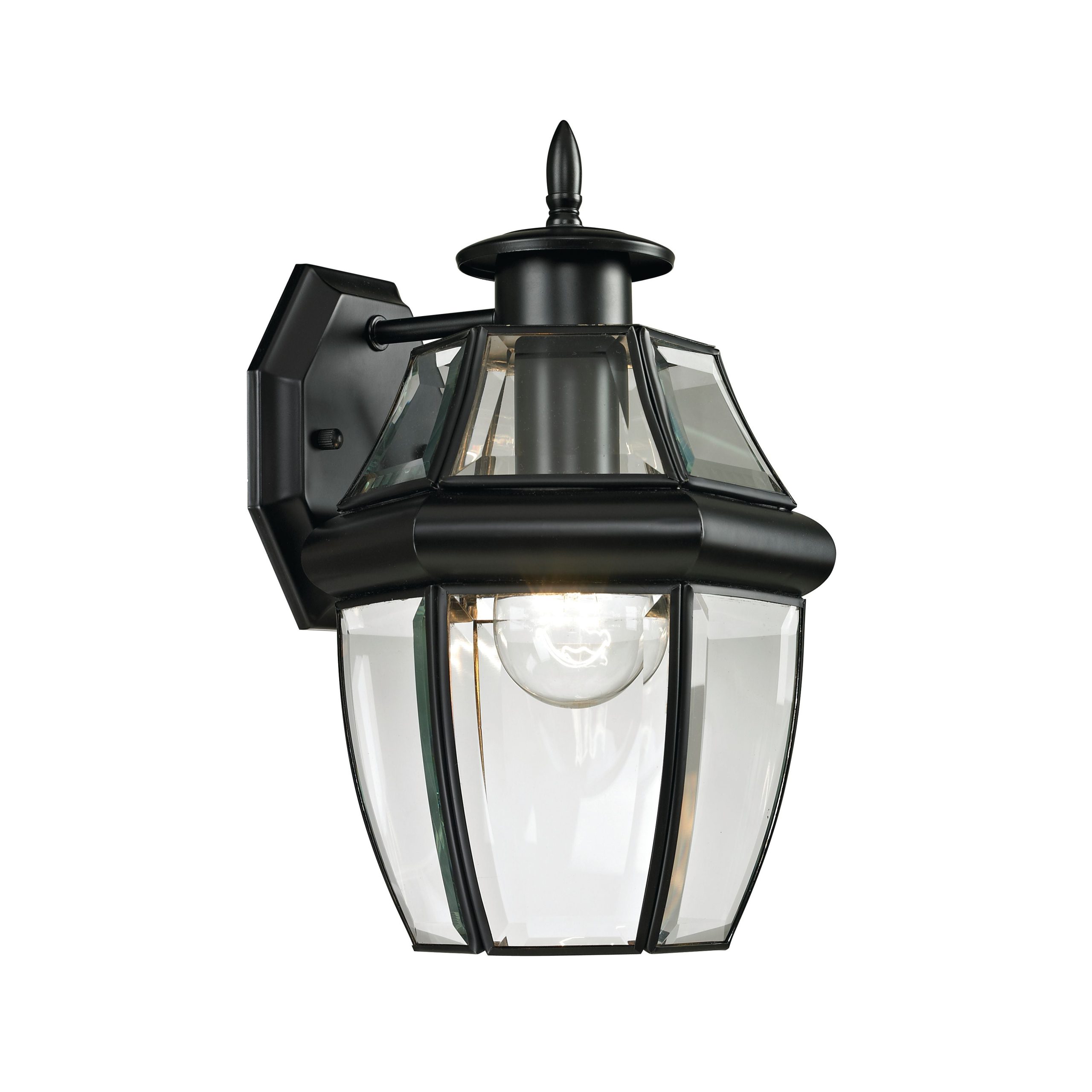 THOMAS 8601EW/60 Ashford 12” High 1-Light Outdoor Sconce – Black