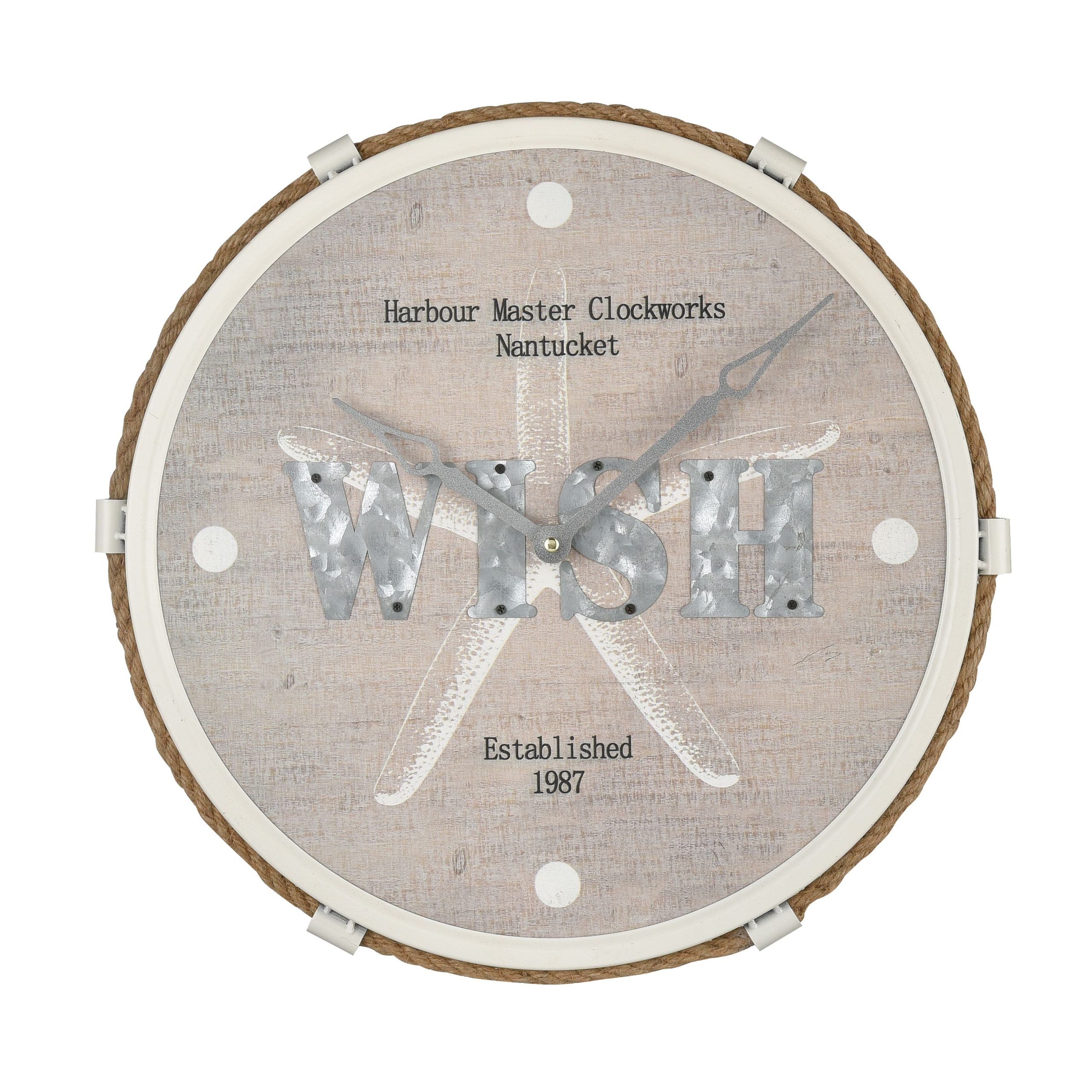 SAN MIGUEL 950032 Weston Wish 11-inch Wall Clock