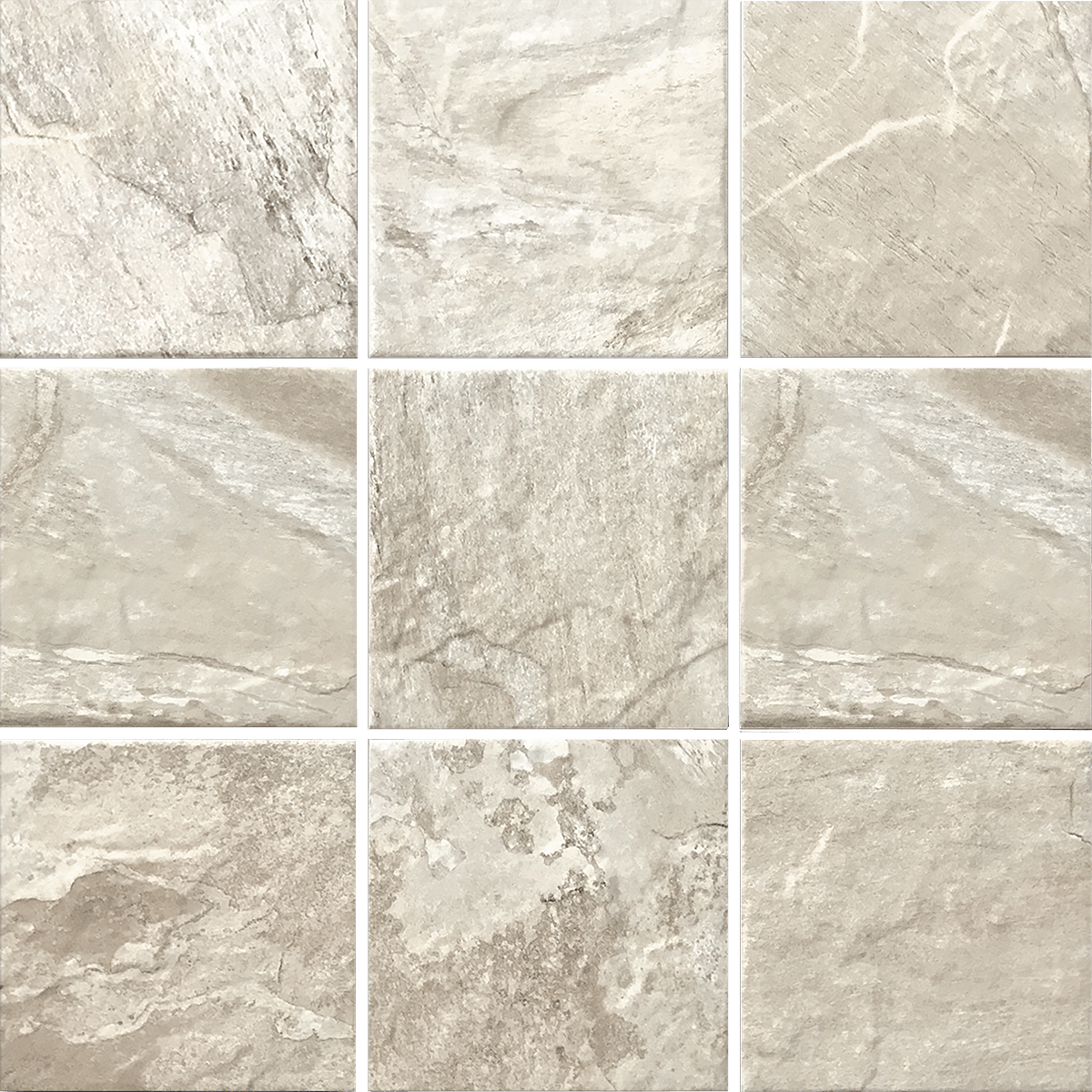 Aquatica Snow Porcelain Pool Tile 6″x6″ – States II Collection