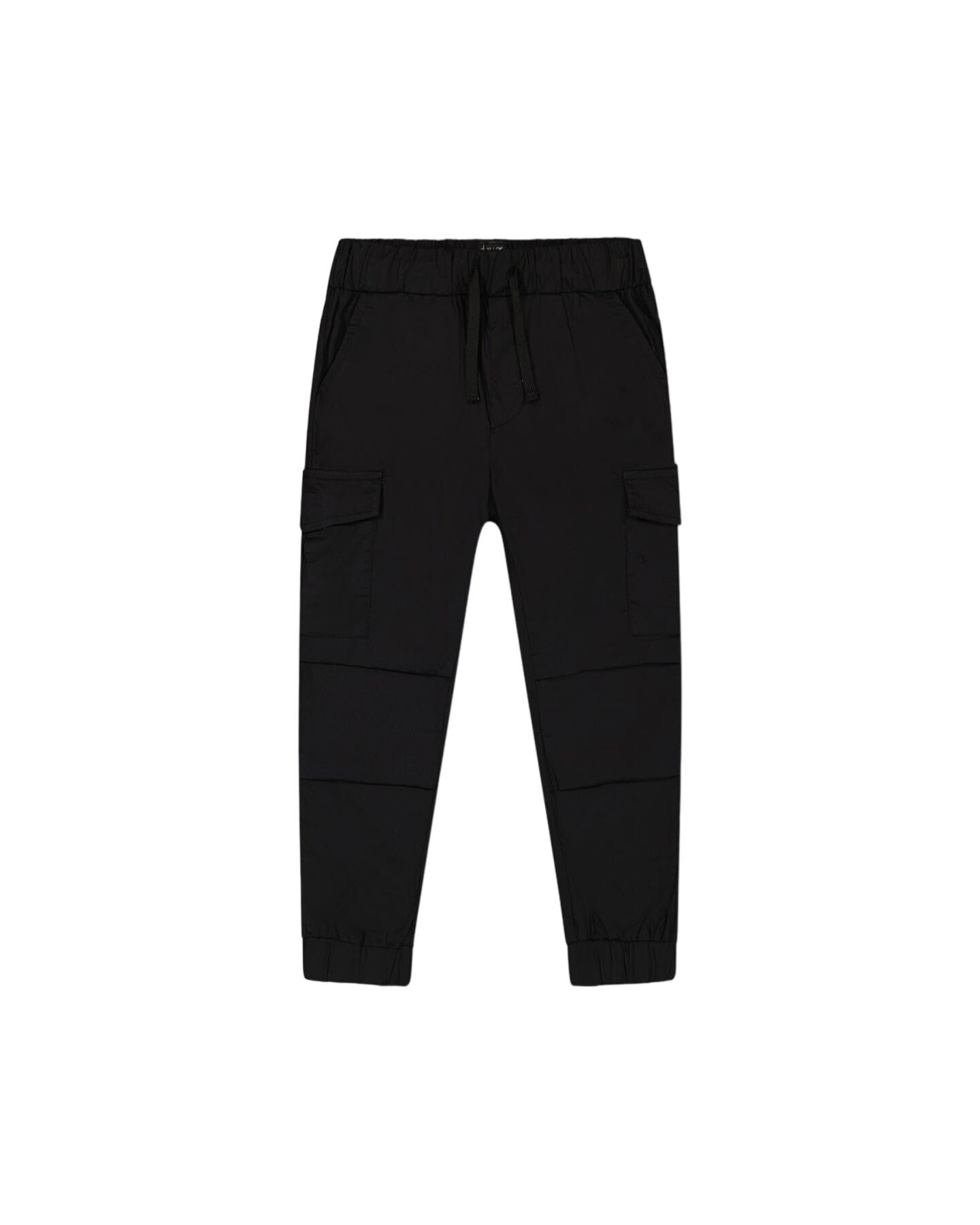 Parachute Jogger Cargo Pants Black