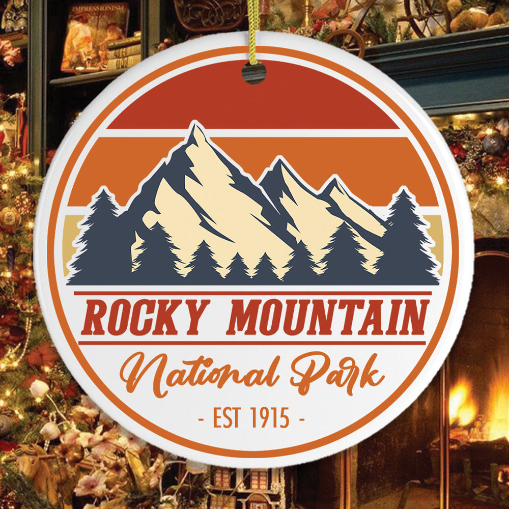 Rocky Mountains National Park Ornament