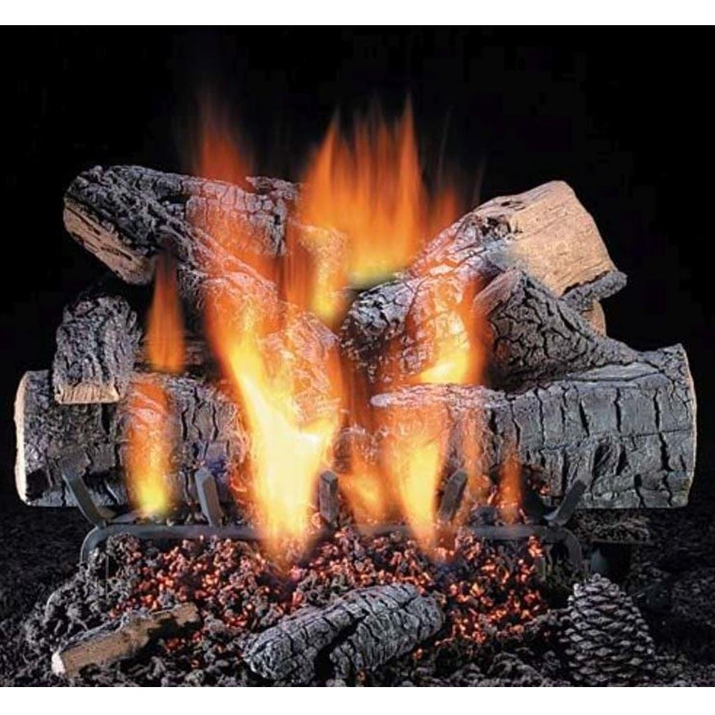 Fireside 18″ Windsor Premium Oak See-Thru Vented Gas Logs