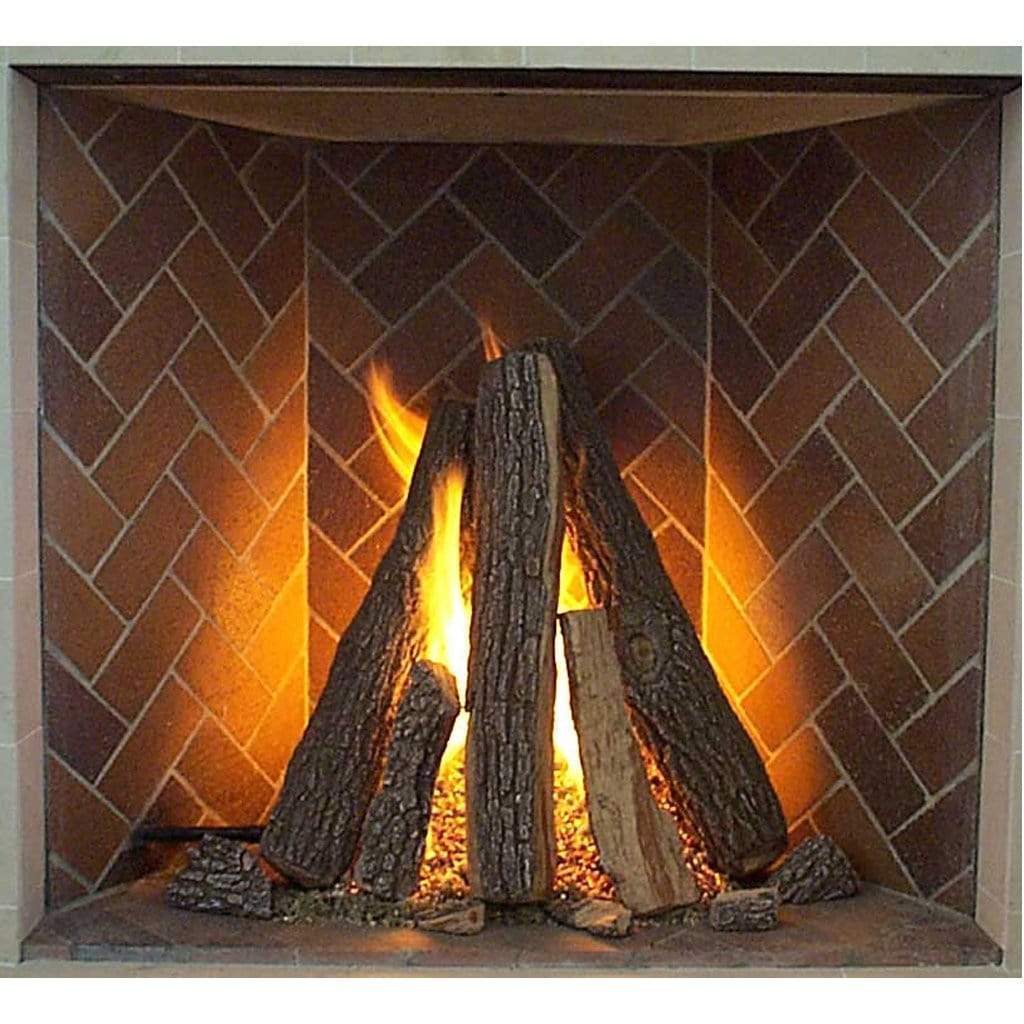 Rasmussen 48″ Tipi Vented Gas Log for Rumford Fireplaces