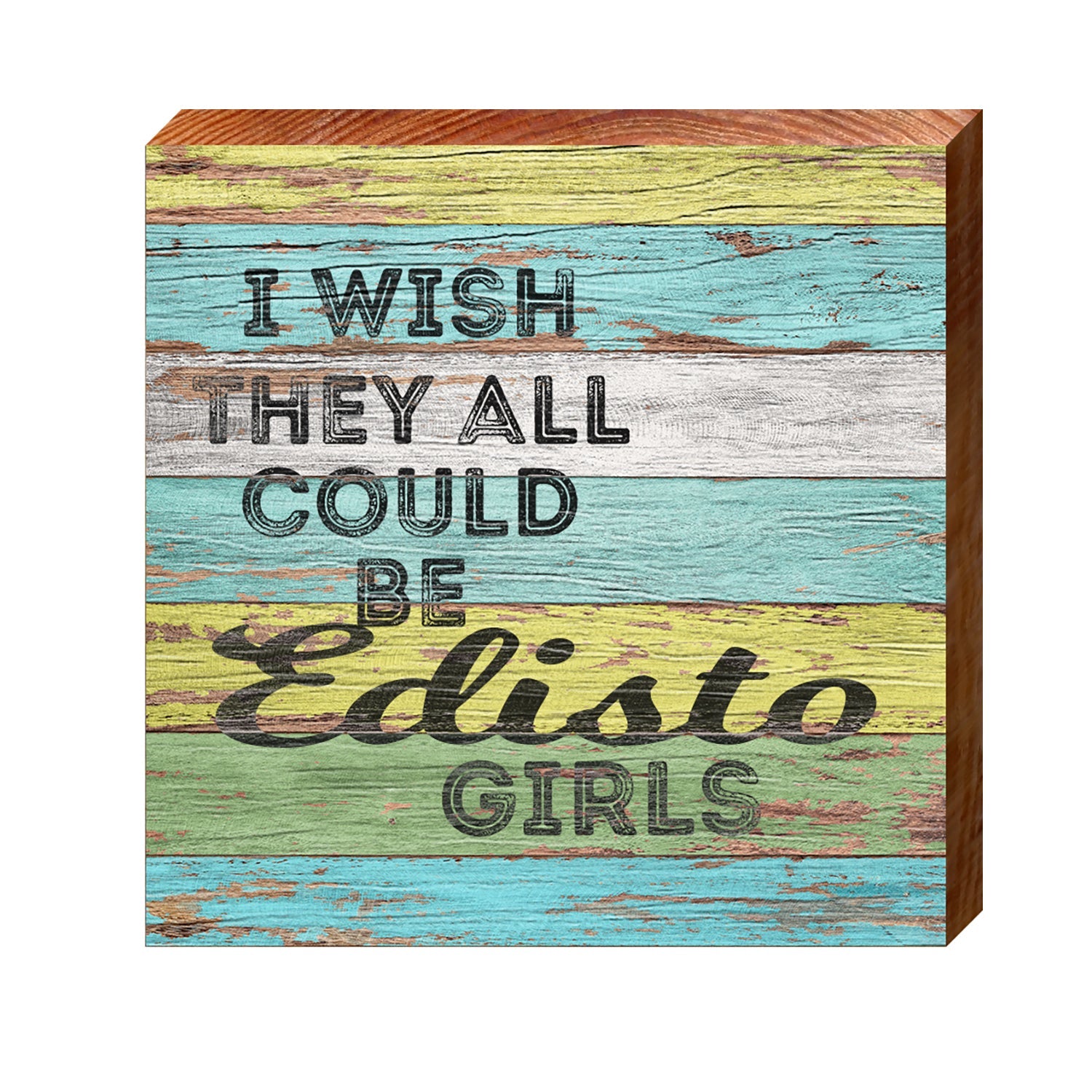 Edisto Girls | Real Wall Art Print | Wall Art Print on Real Wood