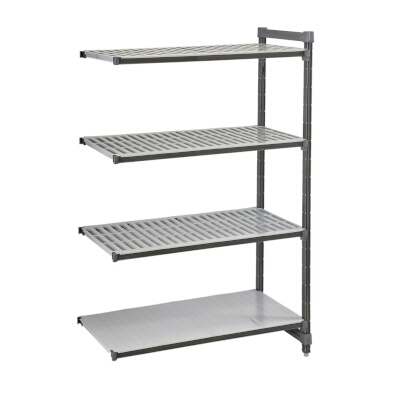 Cambro EXA216064VS4480 – Camshelving Unit, 21″W x 60″L x 64″H, 4-tier, speckled gray