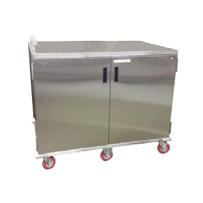 Carter-Hoffmann ETDTT28 – Tray Cart, Mobile, Two Compartment, (28) Tray Capacity