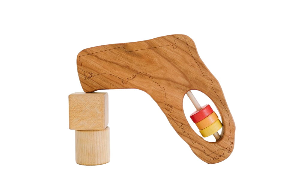 Florida State Wooden Baby Rattle™