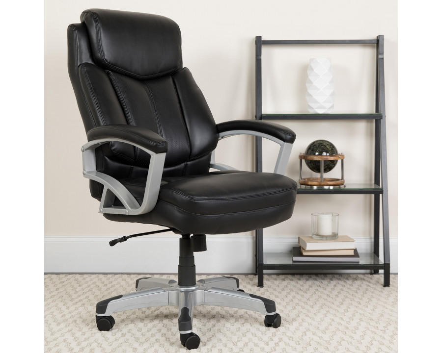 BLNK – HERCULES Series LeatherSoft Executive Swivel Ergonomic Office Chair with Arms