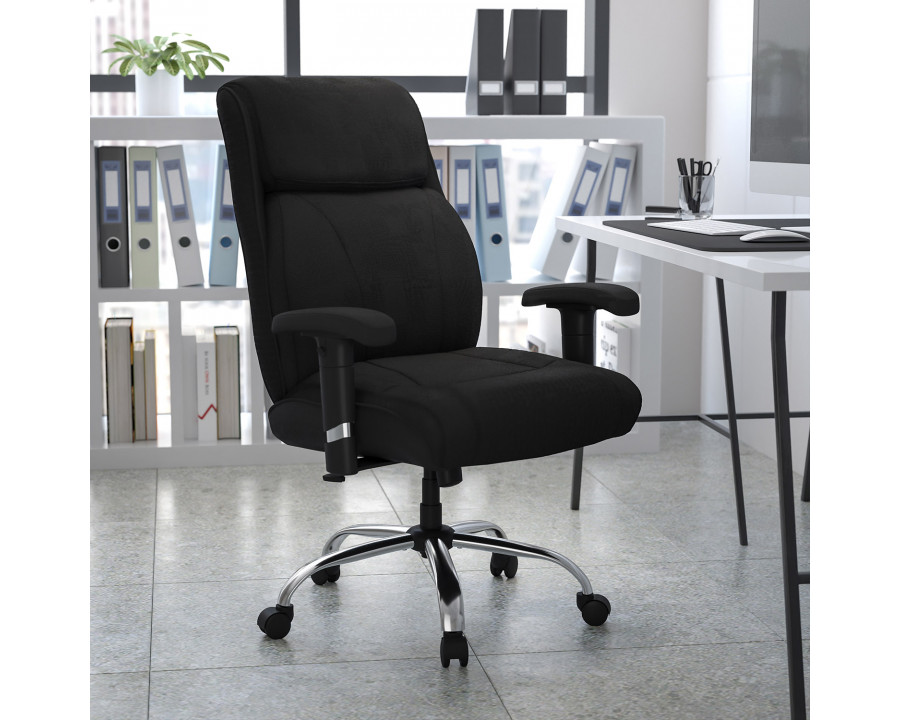 BLNK – HERCULES Series Fabric Ergonomic Task Office Chair with Line Stitching and Adjustable Arms