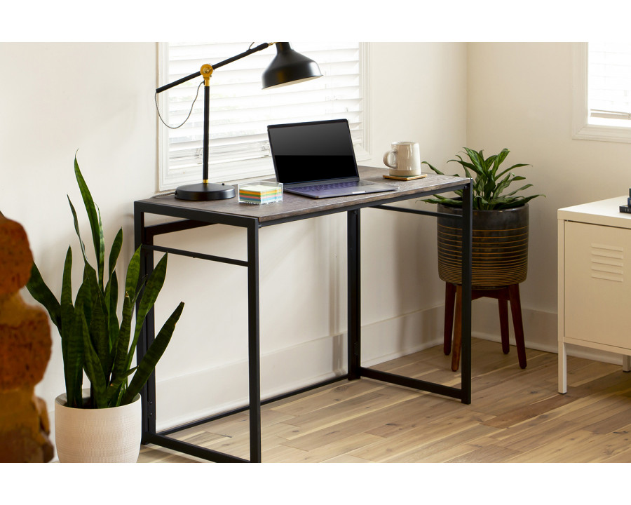 BLNK – Walker Rustic Folding Computer Desk