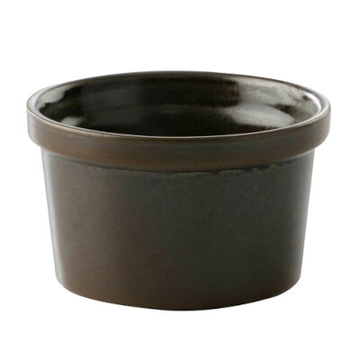 GET PP1942807224 – Ramekin, 3.4 oz., 3″ dia., Cosmos Mercury, dark brown glaze, (Case of 24)