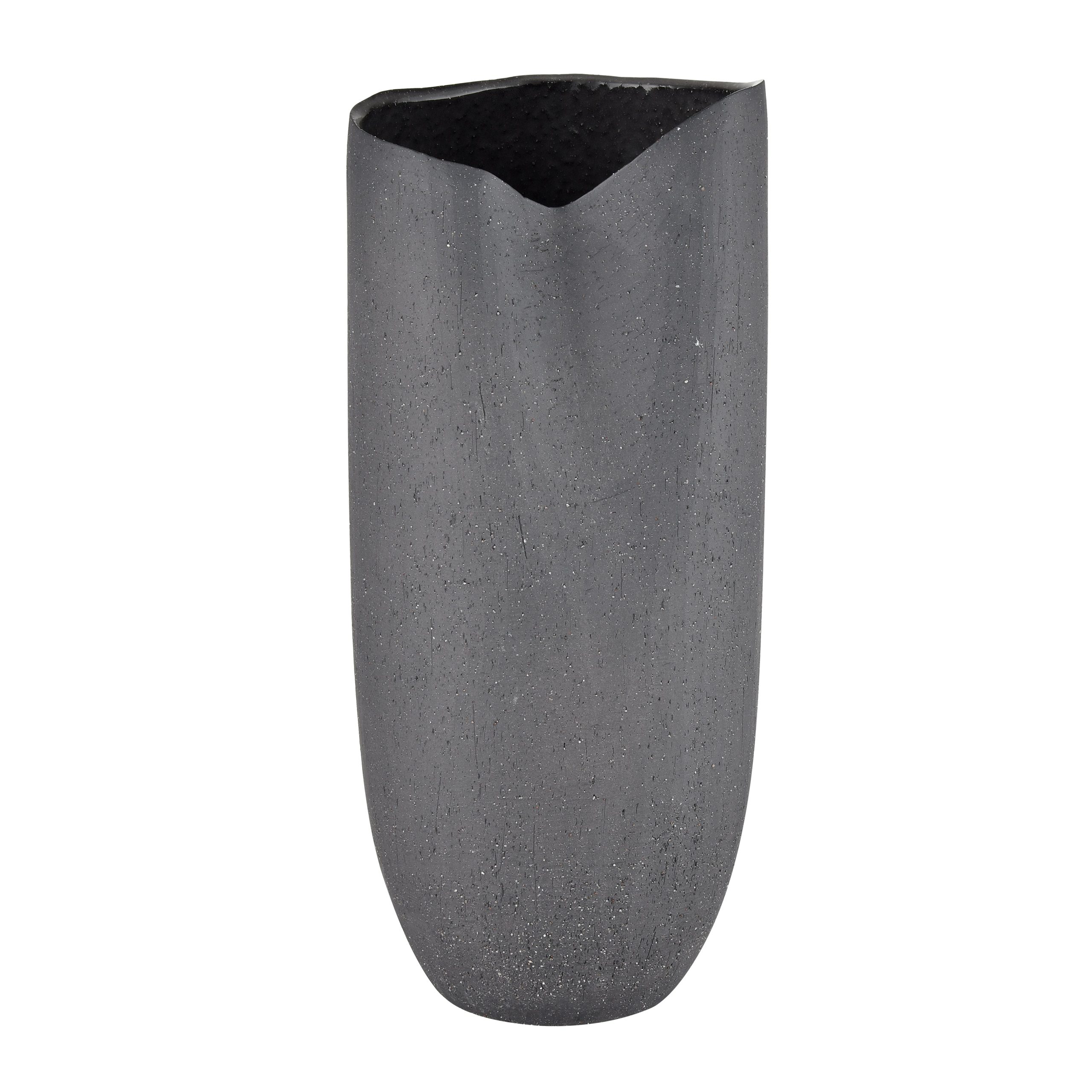 ELK SIGNATURE H0017-9752 Ferraro Vase – Folded Black