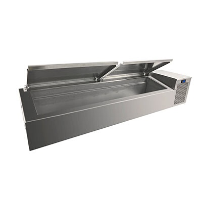 Randell CR9060-290 – Refrigerated Condiment Rail, 60″ L, 18″ D, 20-1/4″ H, NSF 7