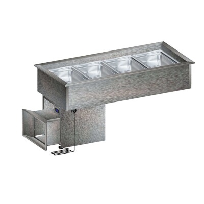 Randell RCP-6 – Drop-In Cold Food Unit, refrigerated, 82.13″ L, 26″ W, 6-pan size, insulated pan