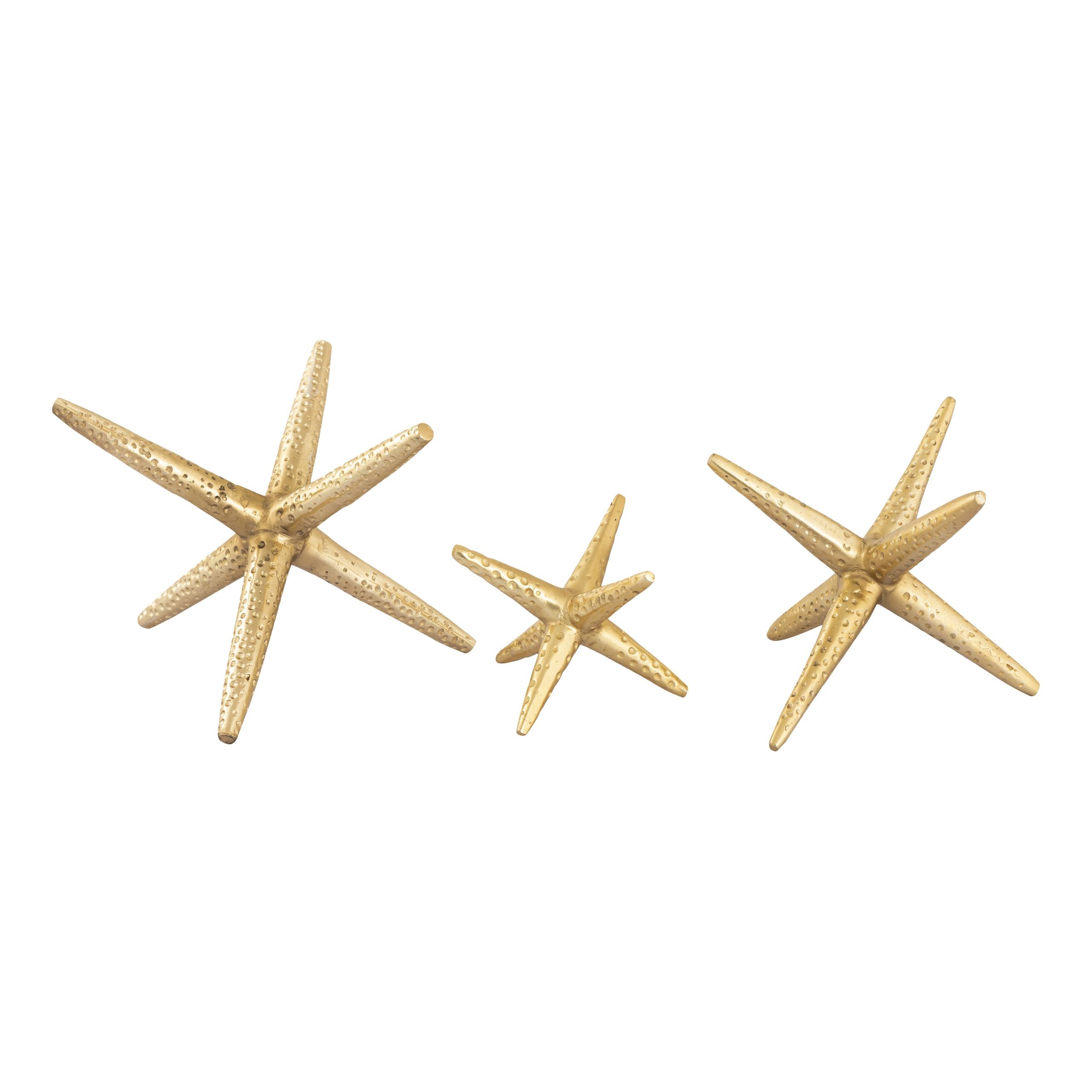 ELK STUDIO S0807-8741/S3 Star Jacks Decorative Object – Set of 3