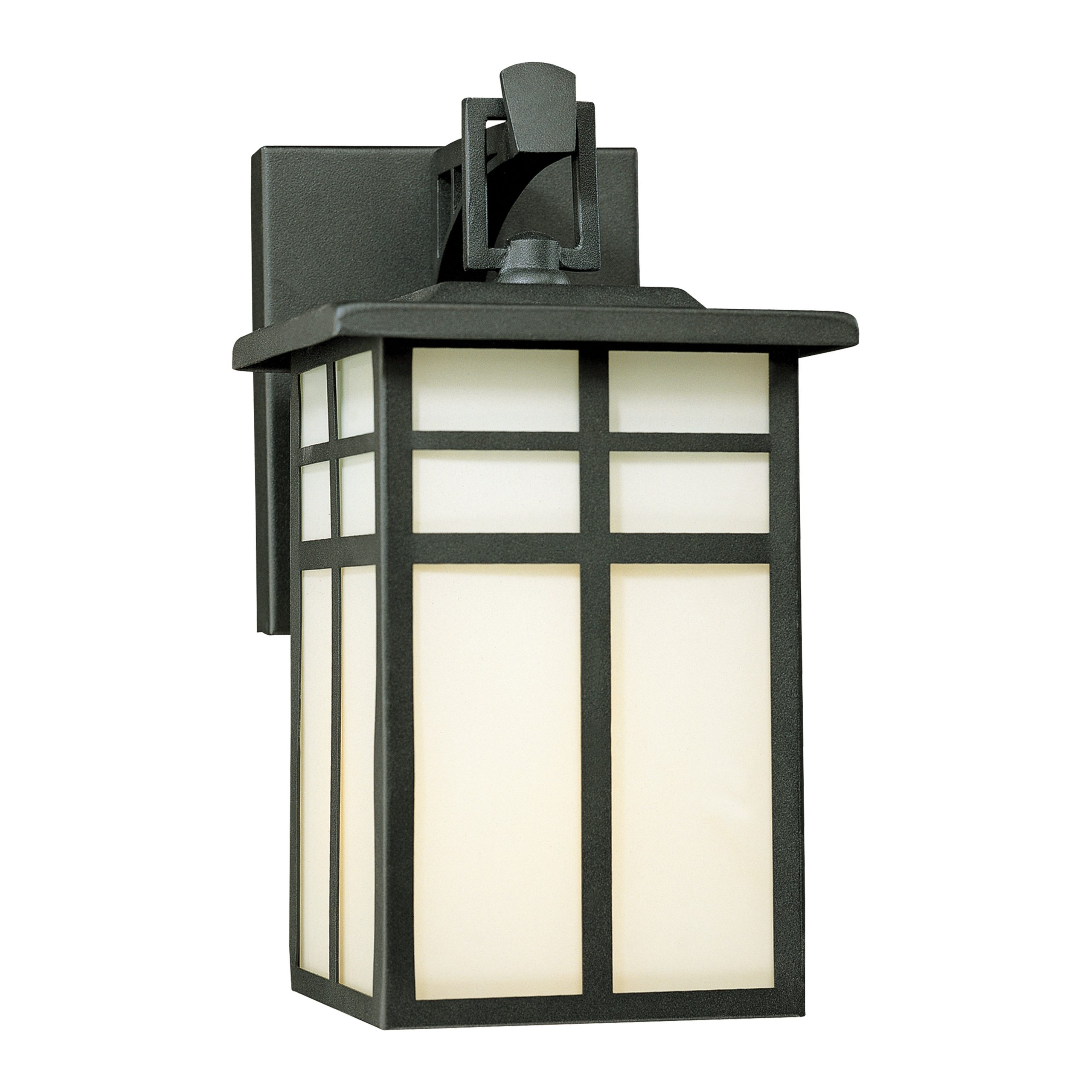 THOMAS SL91047 Mission 10.5” High 1-Light Outdoor Sconce – Black