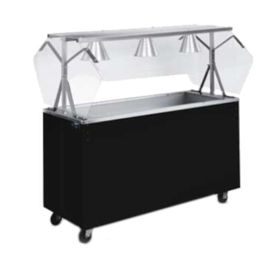 Vollrath 38734 – Portable Non-Refrigerated 3 Pan Salad Buffet w/Granite Finish, 46 x 40 x 59 in.