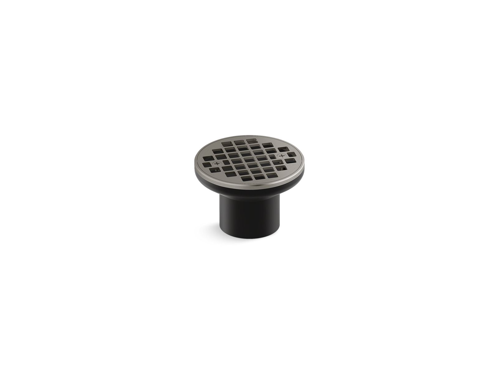 KOHLER K-22666-BN Clearflo Round Brass Tile-In Shower Drain (Drain Body Not Included) In Vibrant Brushed Nickel