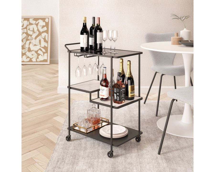 ZUO – Constanza Bar Cart in Black